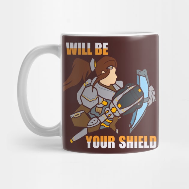 I will be your shield Brigitte Overwatch by BijouBljou